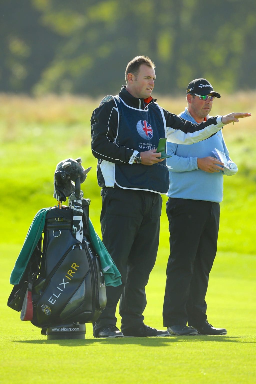 Justin Walter advising on Golf Course, British golf masters at The Grove UK country Golf resort