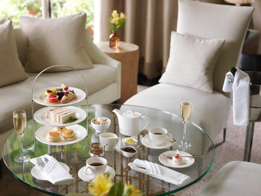 Afternoon tea at The Grove in the Lounges