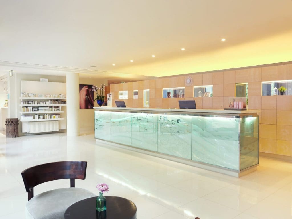 The Luxurious Sequoia Spa Reception and shop