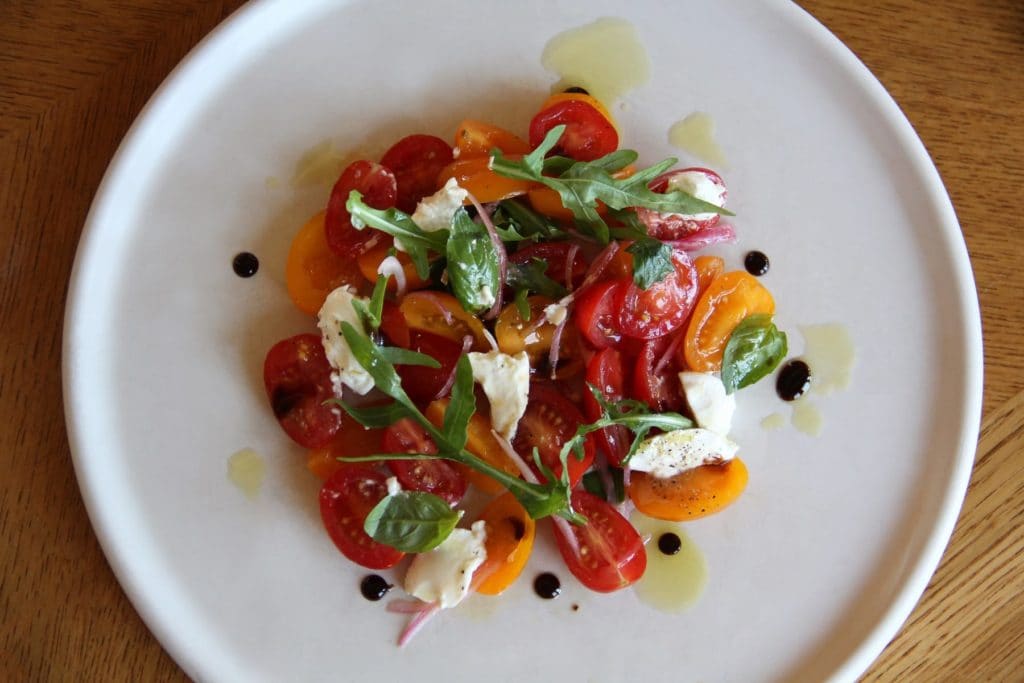 Tomato Salad at The Stables, The Grove Hotel