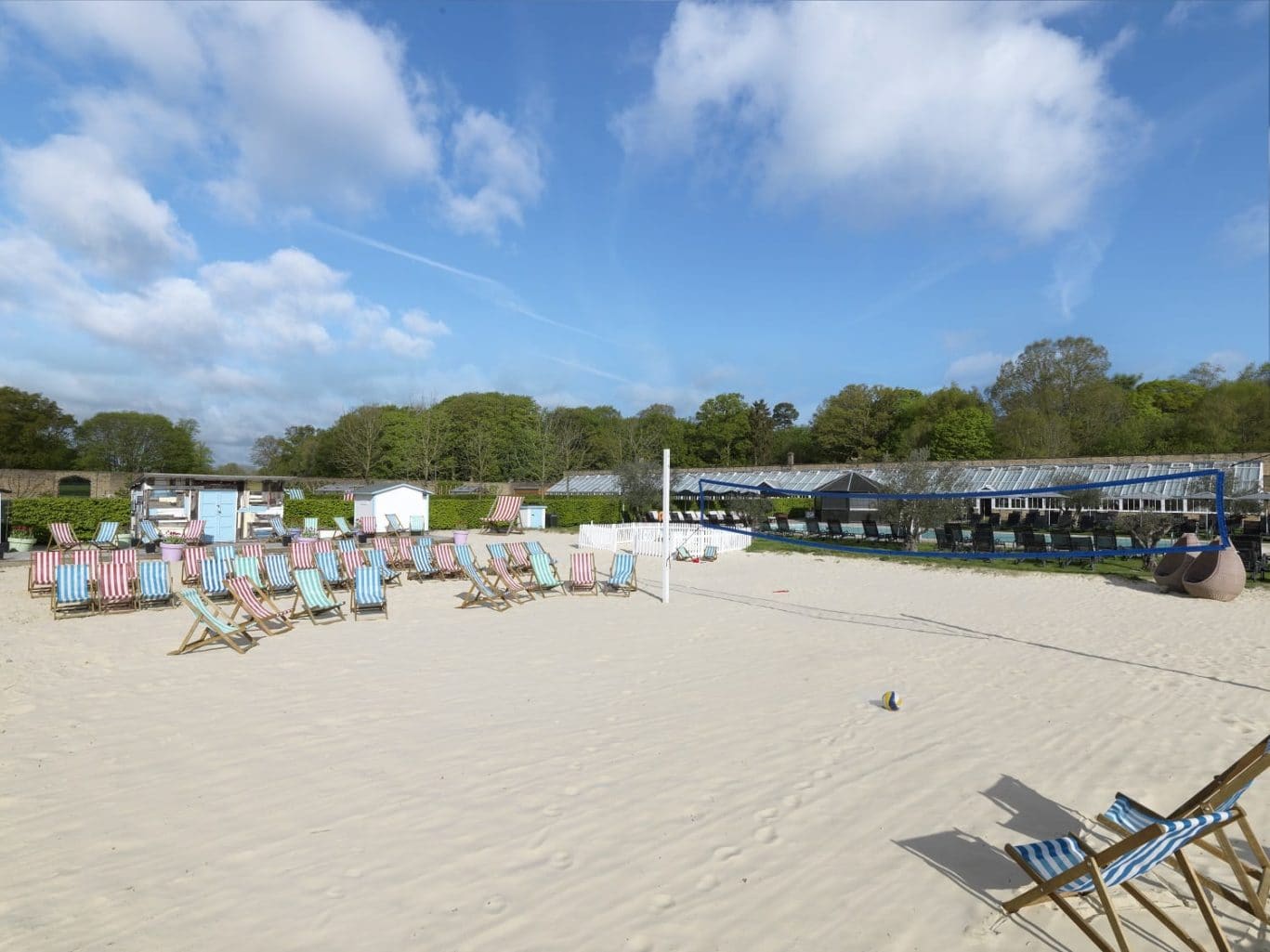 Beach at The Grove hotel, Hertfordshire