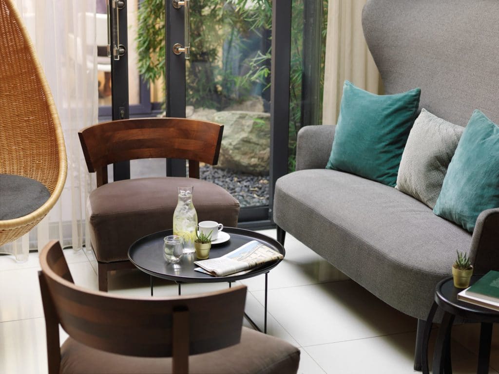 The Pantazi room at the Sequoia Spa