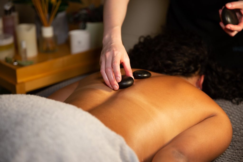 Hot stone massage
