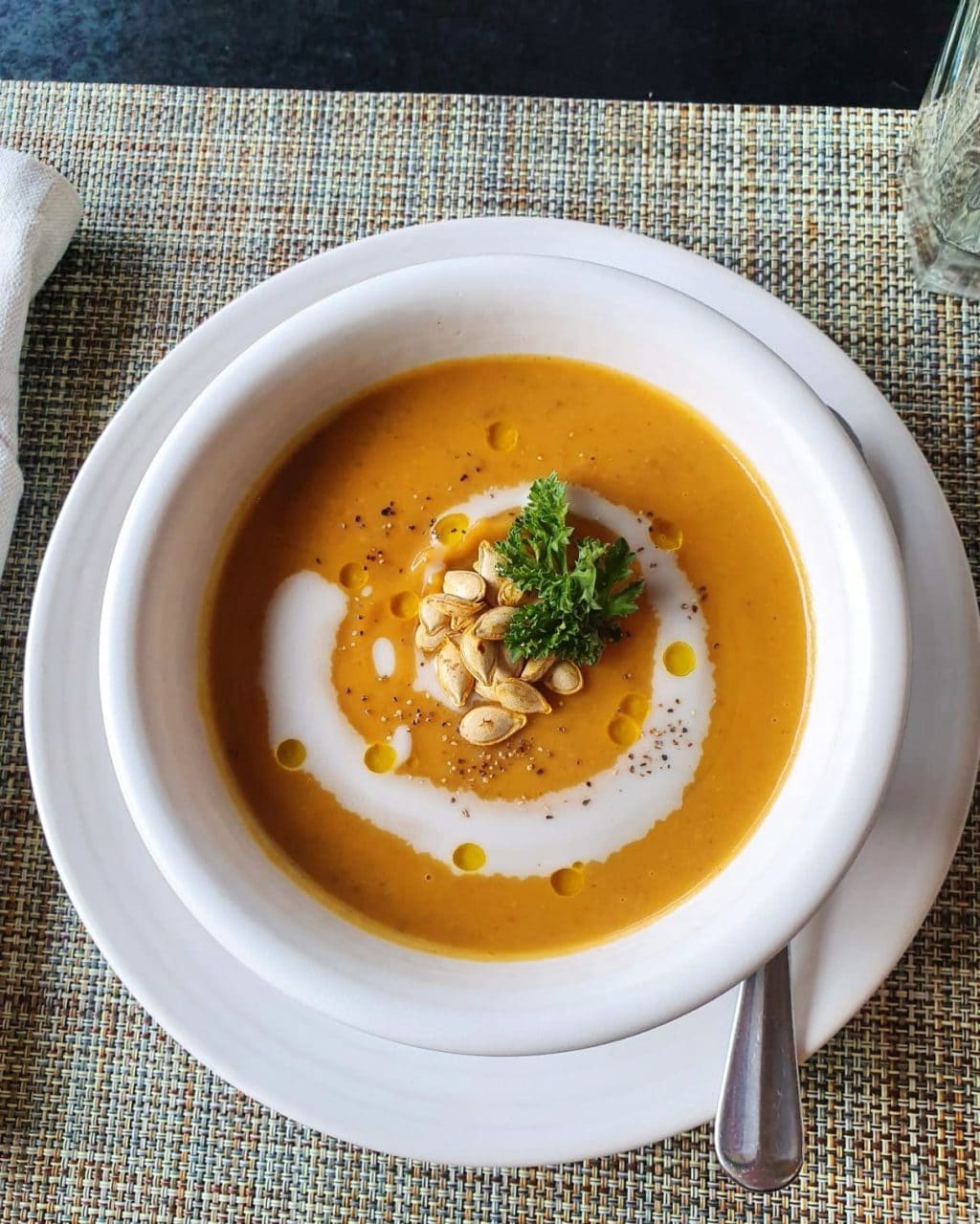 Roasted Squash Soup at The Stables