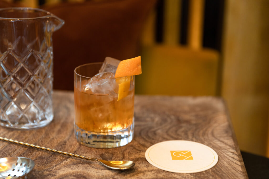 Old Fashioned in The Glasshouse Bar