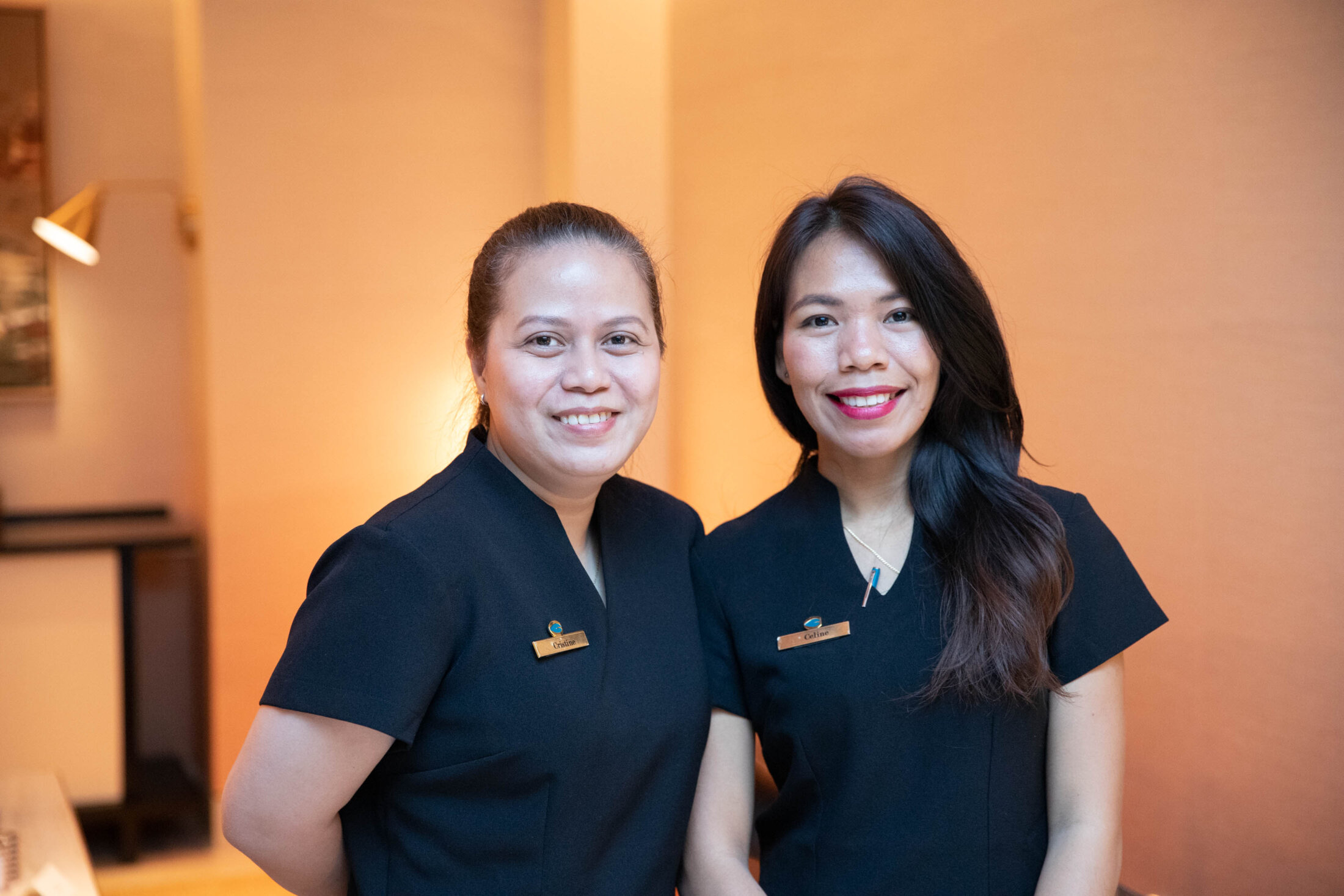 Celine and Christine, spa therapists