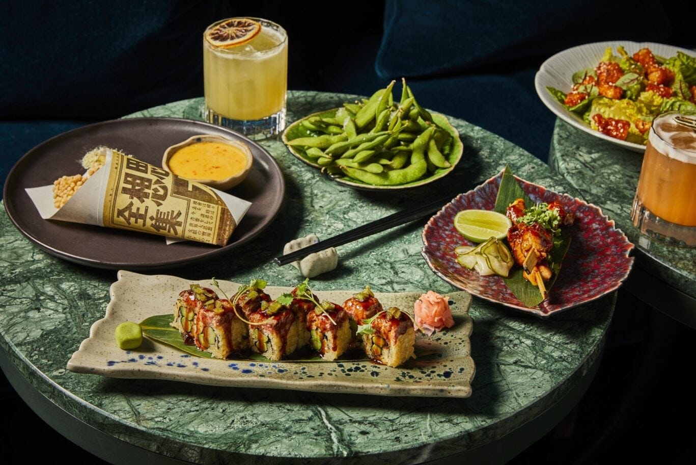 Sushi in the Lounges