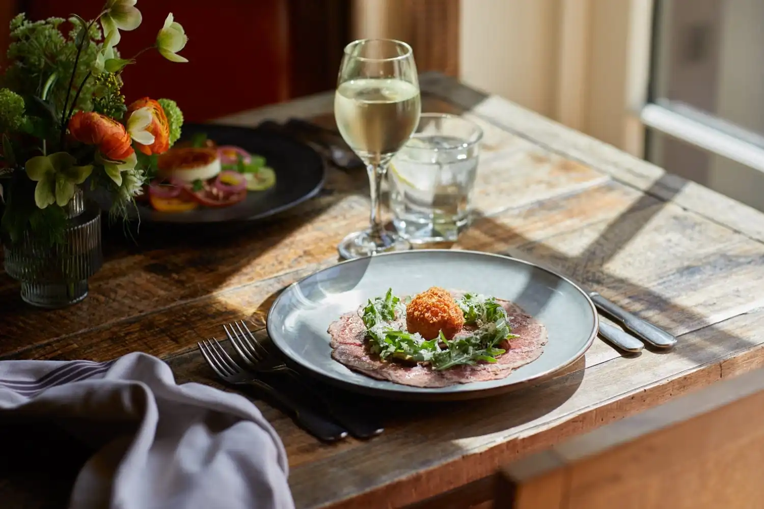 dining at The Stables