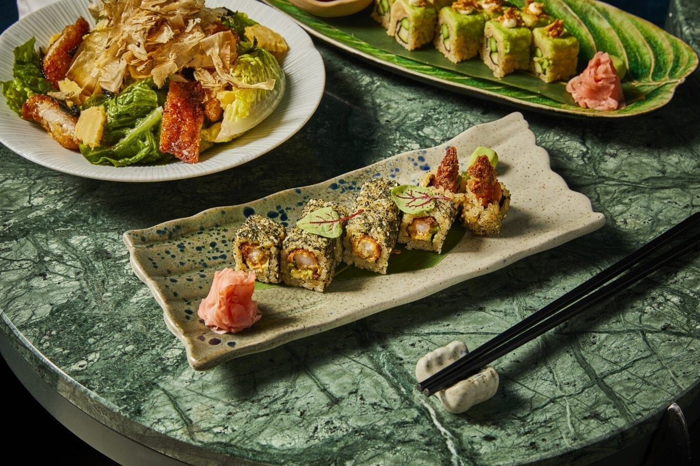 Sushi in the Lounges
