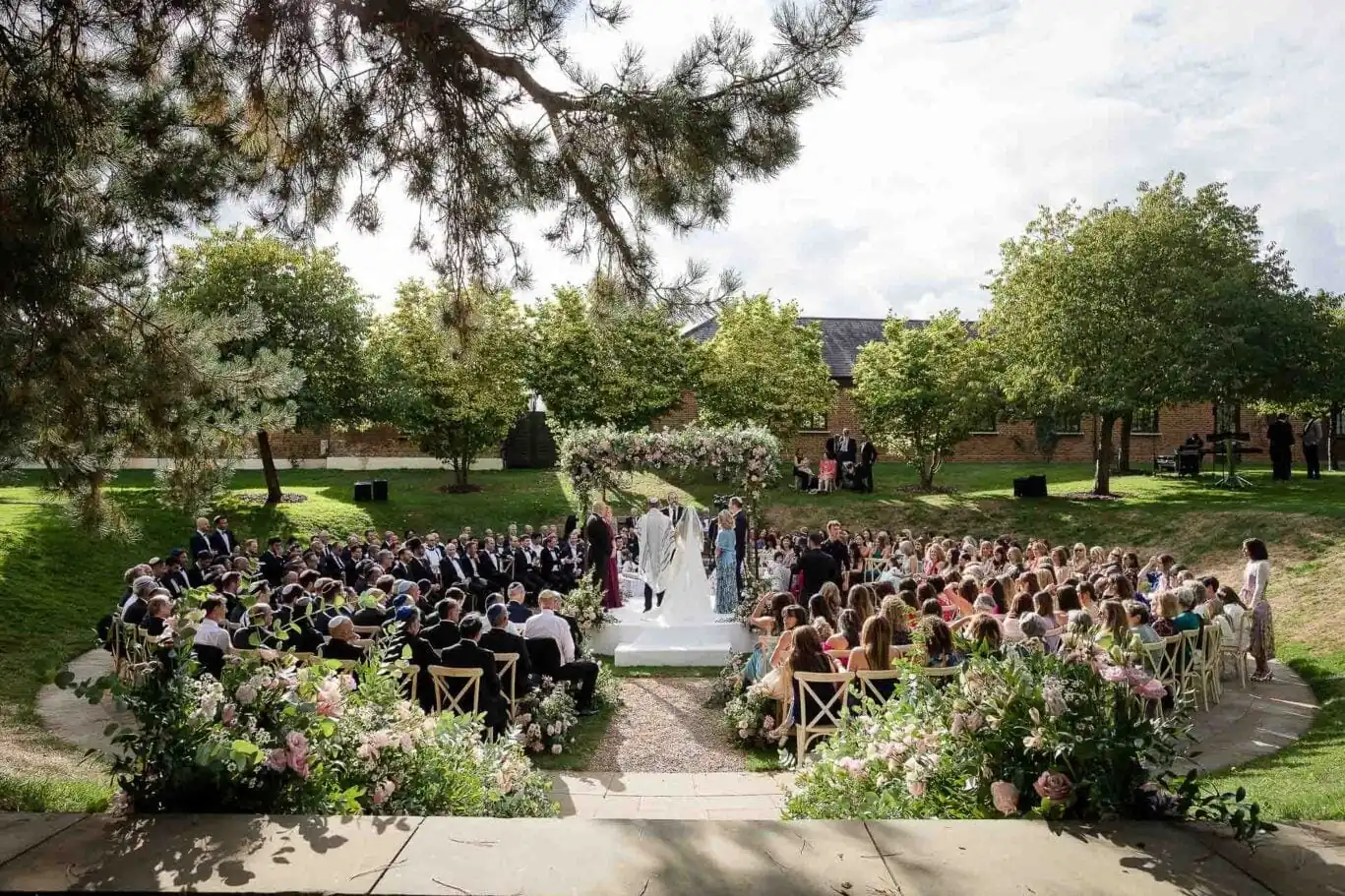 outdoor wedding ceremony