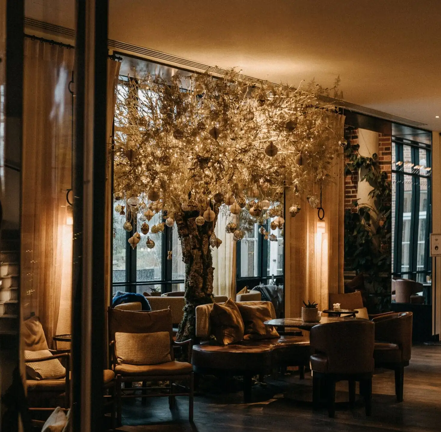 Christmas tree with decorations