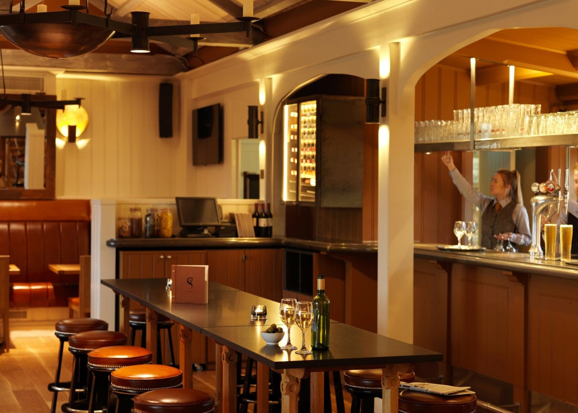 The Stables bar area