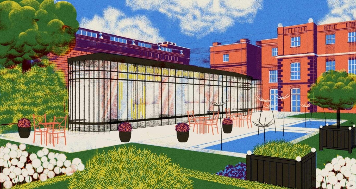 Illustration of The Glasshouse