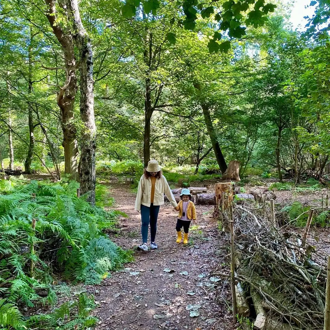 Family on the Trail walk at The Grove