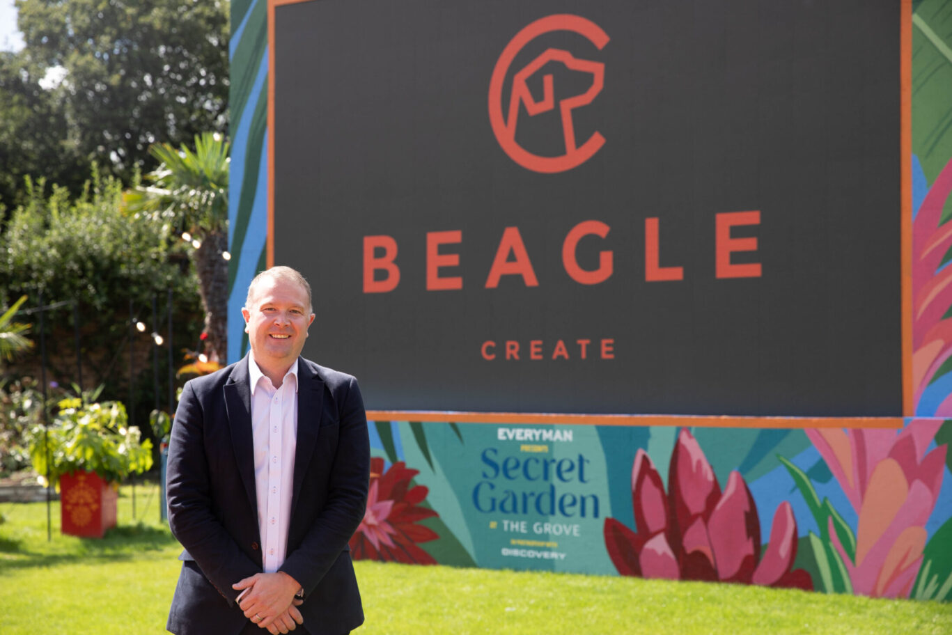 Darren from Beagle Create at the Everyman Secret Garden cinema