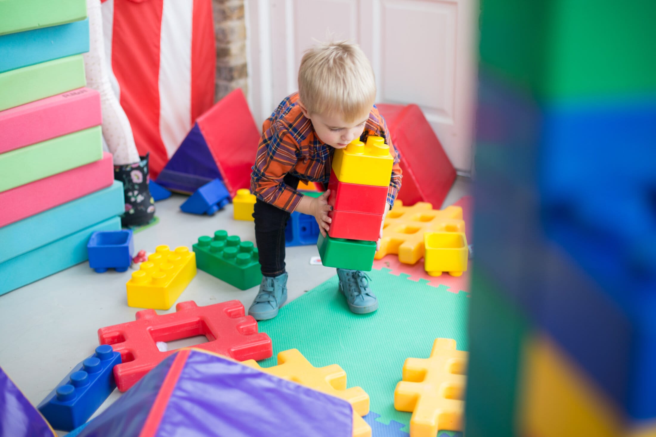 Potting Shed Activities Lego Blocks