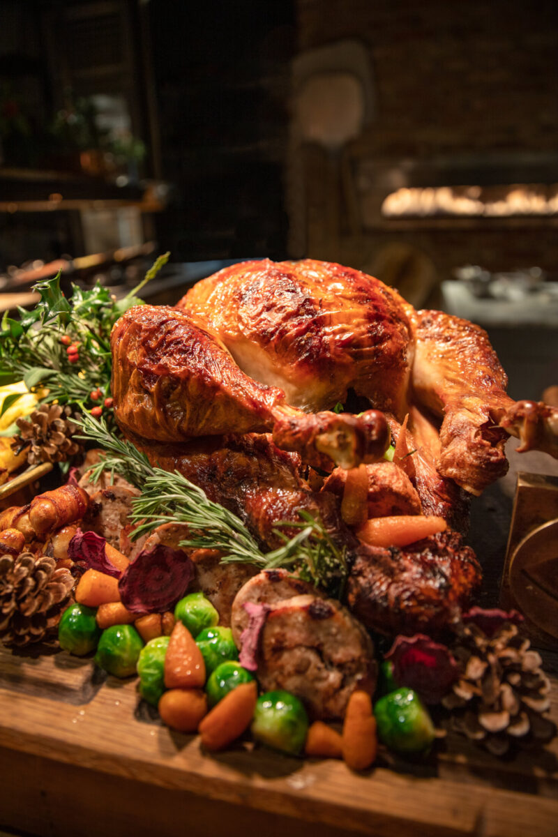 Christmas turkey in The Glasshouse