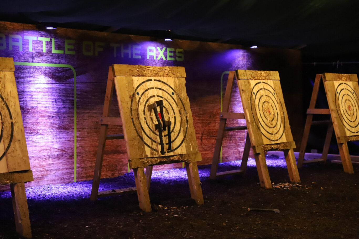 Axe Throwing at the grid
