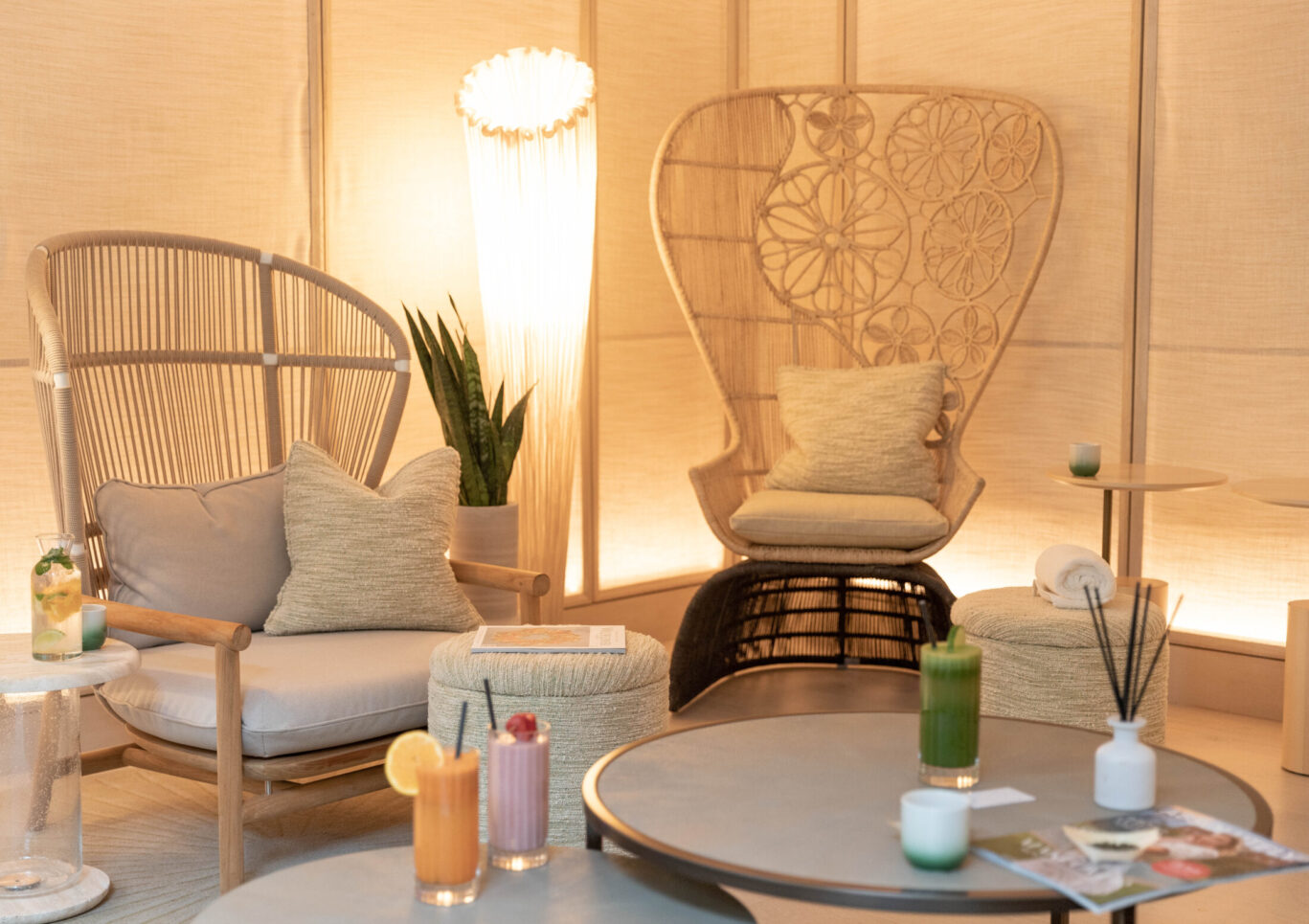 Relaxation room at the spa