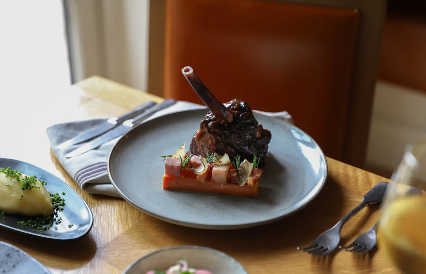The Stables - Lamb Shank with Truffle Mash
