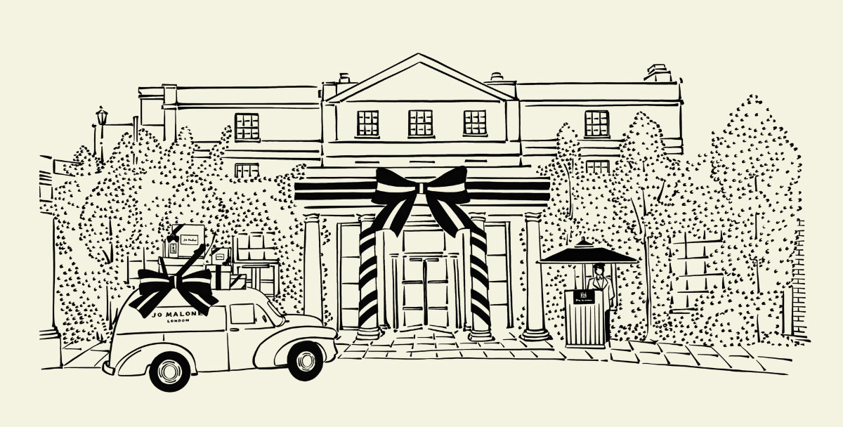 Jo Malone London Mansion Illustration