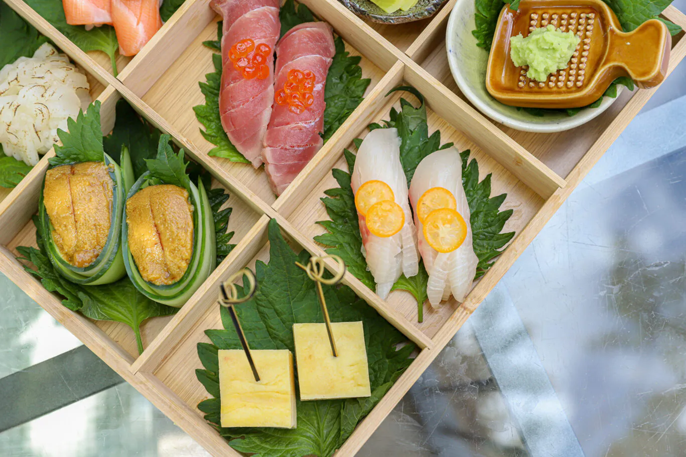 Sushi in the Lounges