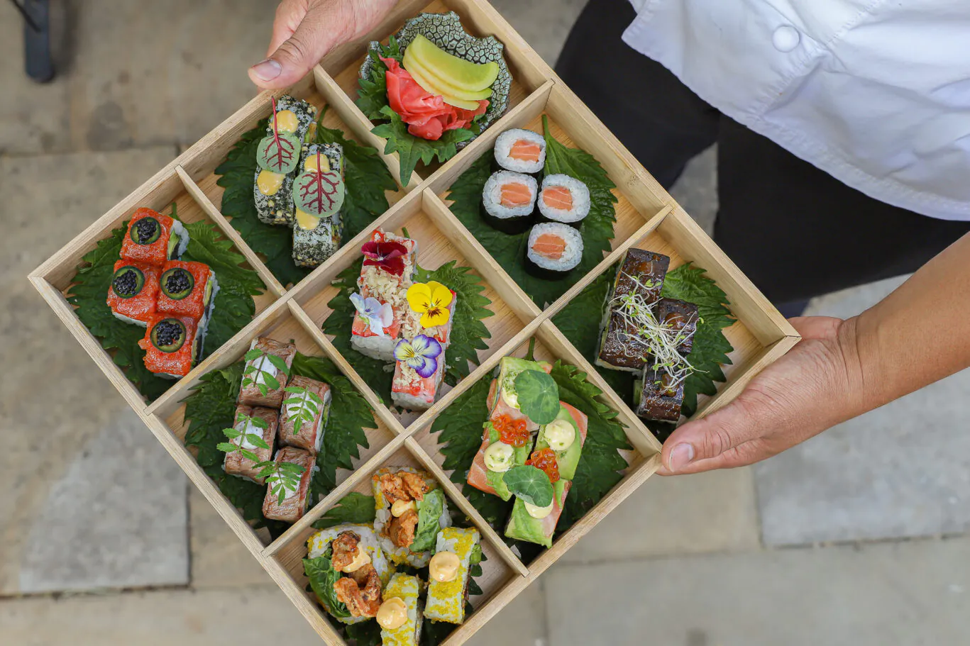 Sushi in the Lounges