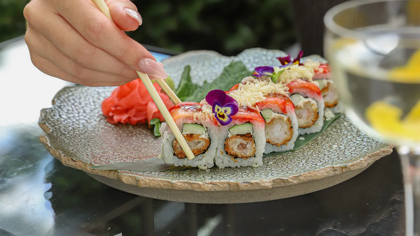 Sushi in the Lounges