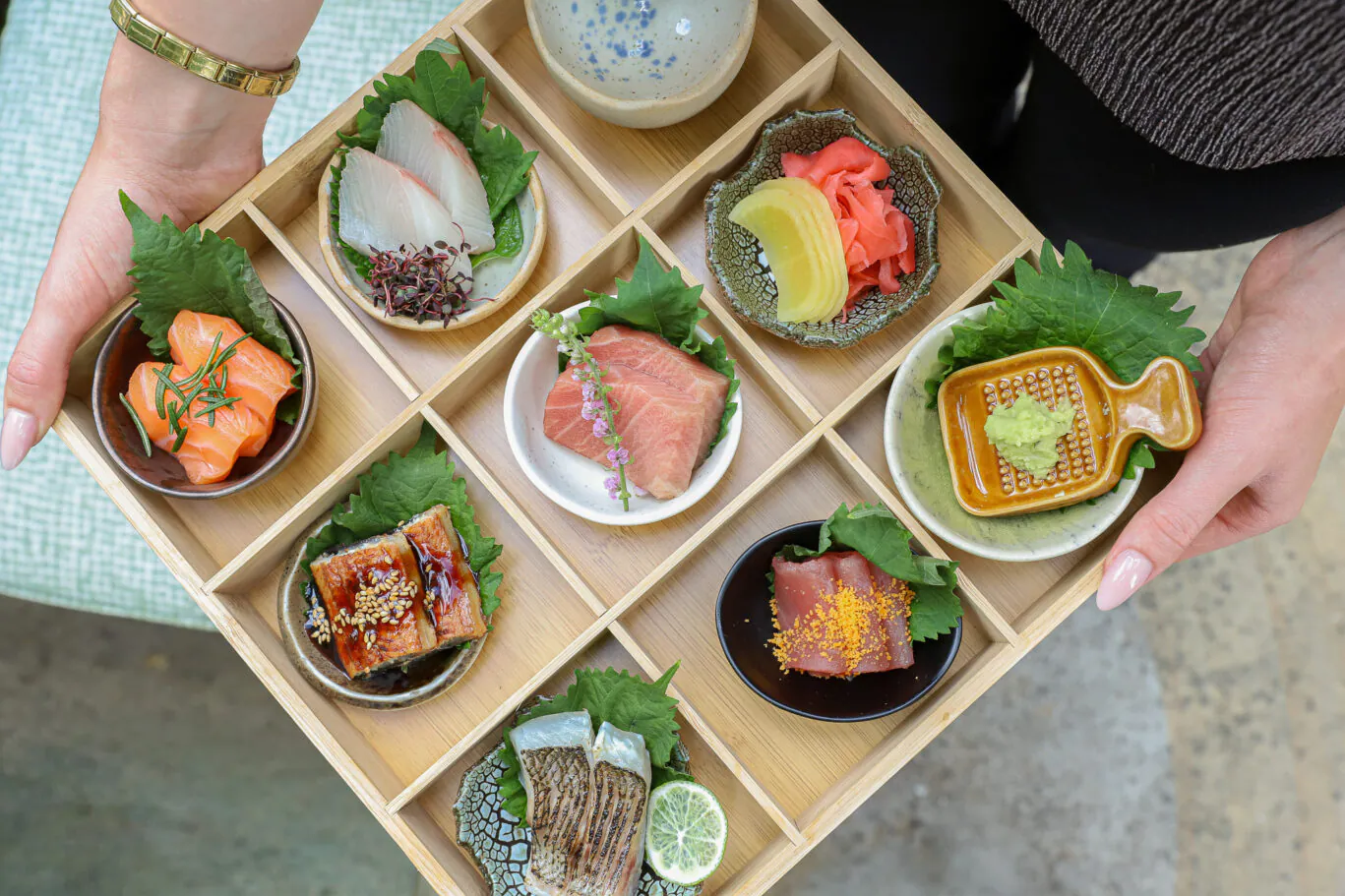 Sushi in the Lounges