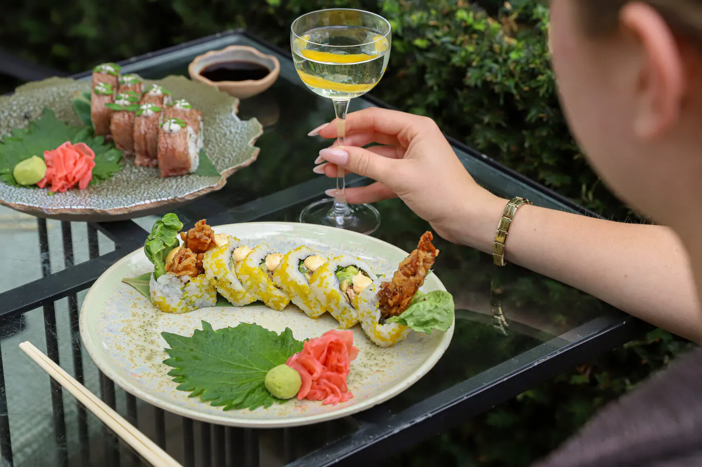 Sushi in the Lounges