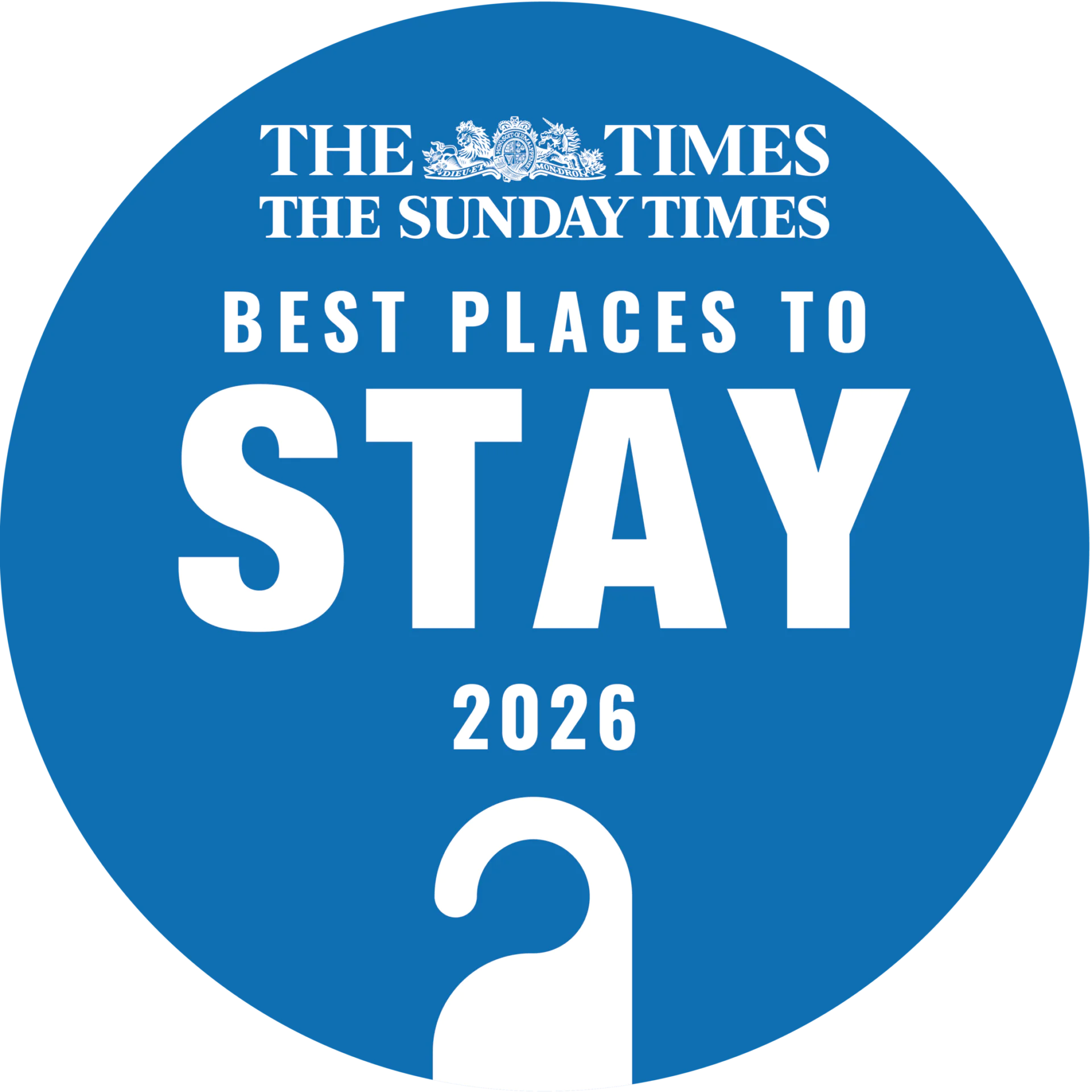 The Sunday Times Best Places to Stay 2026 logo
