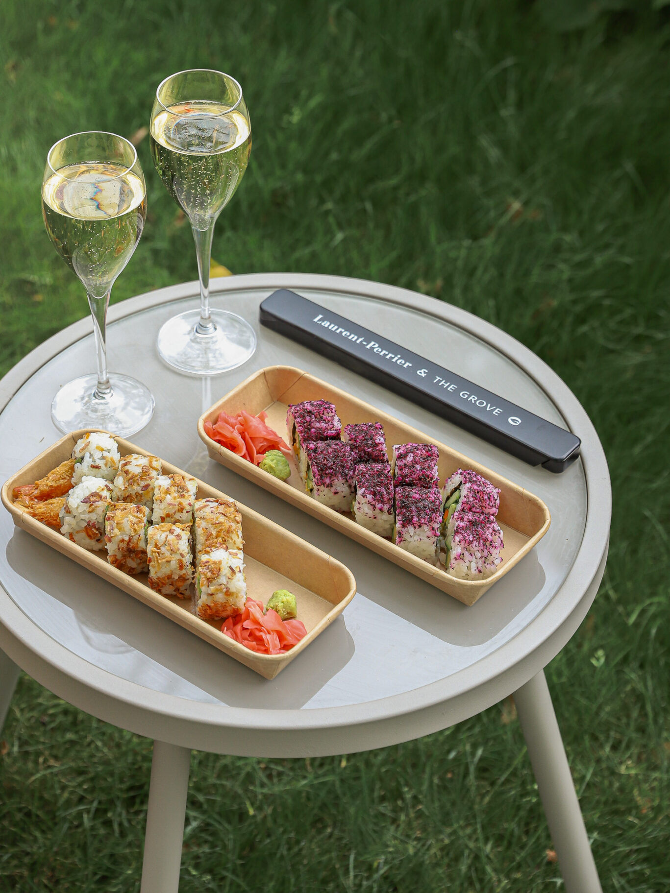 Laurent Perrier Pop-Up Sushi at The Grove